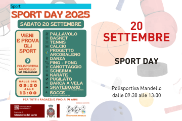 Sport Day 2025 - vieni e prova gli sport
