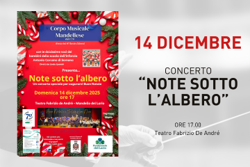 Concerto &quot;Note sotto l&#39;albero&quot; - Corpo Musicale Mandellese