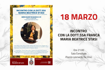 Incontro con la dott.ssa Maria Beatrice Stasi