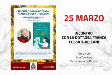 Incontro con la dott.ssa Franca Fossati-Bellani