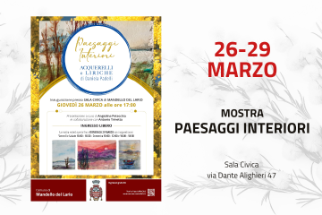 Mostra "Paesaggi Interiori" acquerelli e liriche di Daniela Padelli