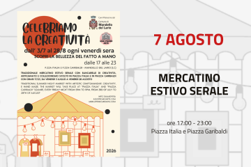 Mercatino estivo serale "scopri la bellezza del fatto a mano"