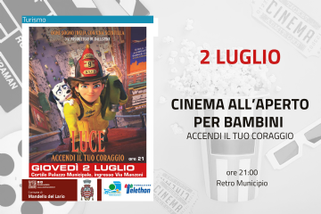 Cinema all'aperto per bambini - "Luce: accendi il tuo coraggio"