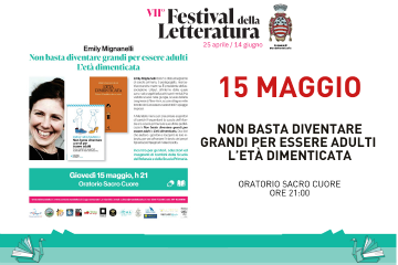 Festival della letteratura 2025: Non basta diventare grandi per essere adulti. L&#39;et&#224; dimenticata