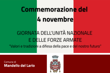 Commemorazione del 4 novembre 