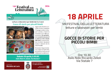 Festival della letteratura: gocce di storie per bimbi