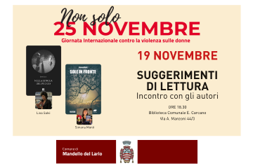 Suggerimenti di lettura con Lina Salvi e Simona Monti - Non solo 25 novembre