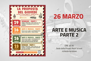 La proposta del giovedì "arte e musica" - parte 2