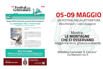 Festival della letteratura: Le montagne che ci osservano - mostra