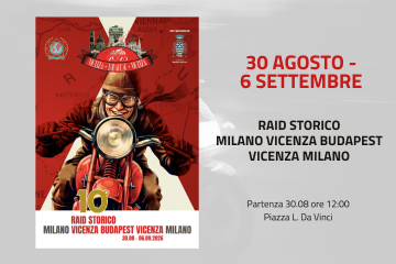 Partenza Raid Storico Milano - Budapest - Milano