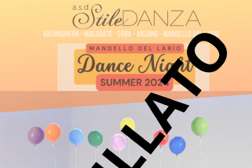 Dance Night Summer 2024 - Danza Moderna - ANNULLATO