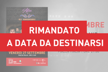 RIMANDATO - Concerto band &quot;GLI ANAGRAMMI&quot;