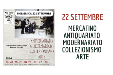 Mercatino dell&#39;antiquariato - modernariato - collezionismo