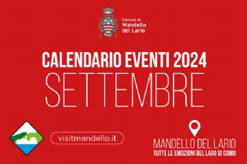 Calendario Eventi Settembre 2024 - September 2024 Events Calendar