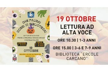 &quot;Corri in Biblioteca!&quot; - Lettura ad alta voce