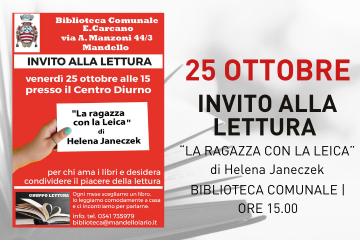 Invito alla lettura - Biblioteca Comunale
