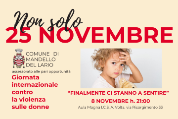 Non solo 25 Novembre &quot;Finalmente ci stanno a sentire&quot;