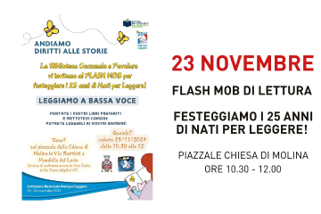 Flash Mob di Lettura - Festeggiamo i 25 anni di Nati per Leggere!