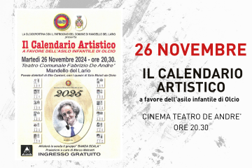 Il Calendario Artistico a favore dell&#39;asilo infantile di Olcio