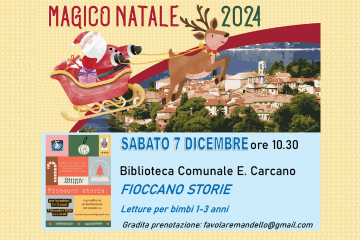 MAGICO NATALE 2024: Fioccano Storie!