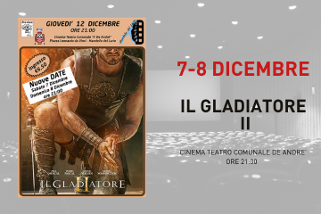 Proiezione film &quot;Il Gladiatore II&quot;