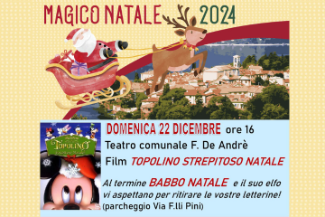 Magico Natale 2024: Proiezione film &quot;Topolino Strepitoso Natale&quot;