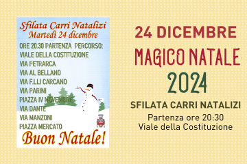 Magico Natale 2024: Sfilata dei carri natalizi