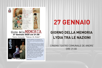 Giornata della Memoria: Lydia tra le Nazioni