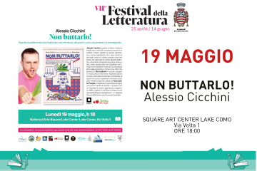 Festival della letteratura 2025: &quot;non buttarlo!&quot; con Alessio Cicchini