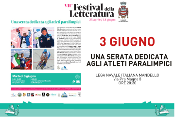 Festival della letteratura 2025: una serata dedicata agli atleti paralimpici