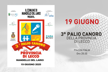 3&#176; Palio Canoro della Provincia di Lecco