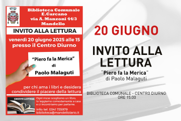 Invito alla lettura - &quot;Piero fa la Merica&quot; di Paolo Malaguti