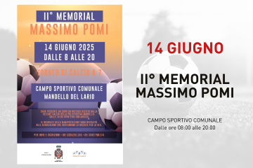 II&#176; Memorial - Massimo Pomi