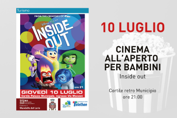 Cinema all&#39;aperto per bambini - &quot;Inside out&quot;