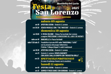 Festa di San Lorenzo - Oratorio San Lorenzo