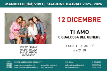 Spettacolo teatrale: Ti amo o qualcosa del genere