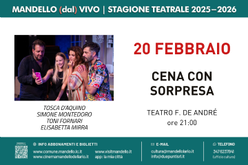 Spettacolo teatrale: Cena con sorpresa