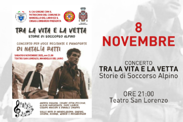 Concerto &quot;Tra la vita e la vetta&quot; storie di Soccorso Alpino
