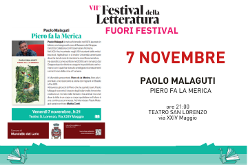 Festival della letteratura 2025-Fuori Festival: Piero fa la Merica