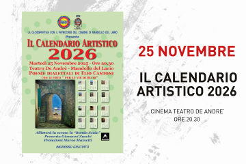 Il Calendario Artistico 2026 &quot;Poesie dialettali di Elio Cantoni&quot;