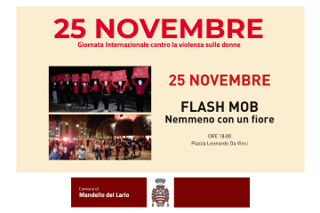 Flash Mob 25 Novembre - Giornata Internazionale contro la violenza sulle donne