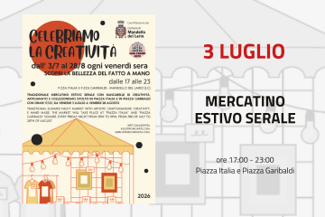 Mercatino estivo serale "scopri la bellezza del fatto a mano"