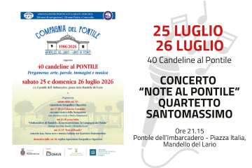 40 candeline sul lago con la Compagnia del Pontile