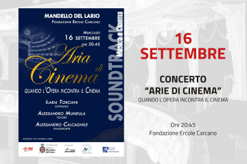 Concerto "Aria di Cinema" - quando l'Opera incontra il Cinema