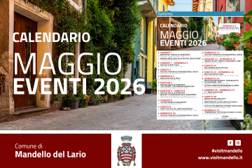 Disponibile il calendario degli eventi di maggio a Mandello del Lario